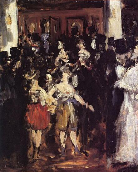 Edouard Manet Le bal de l'Opera